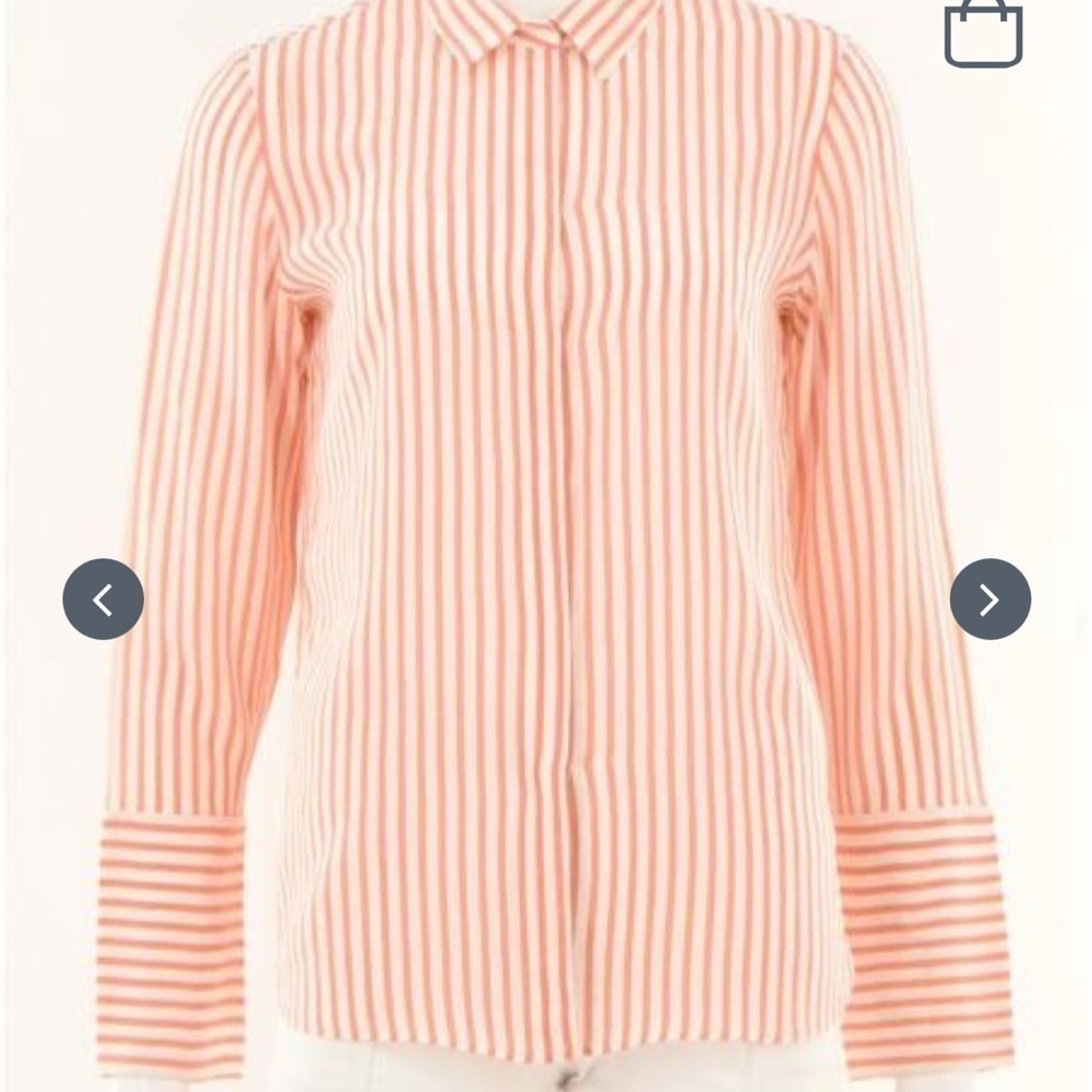 Massimo Dutti Pink Button Down Shirt